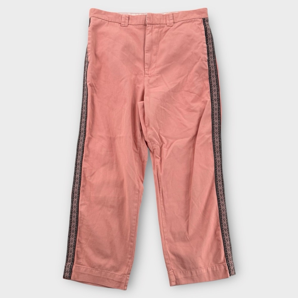 Urban Outfitters Pink Side-Stripe Chinos